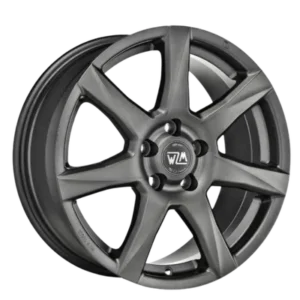 MSW 77 15" Matt Dark Grey Alloy Wheels - 7.5J ET35 4x100