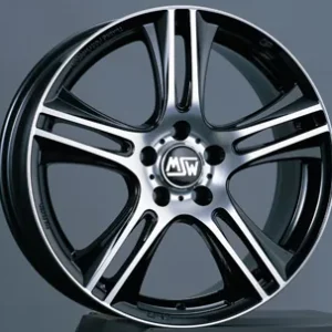 MSW 77 14" White Alloy Wheels - 8J ET35 4x100