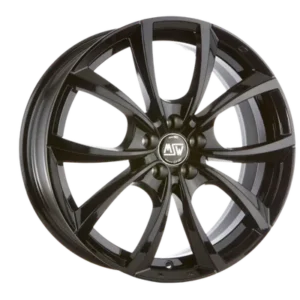 MSW 27 17" Gloss Black Alloy Wheels - 7.5J ET47 5x120