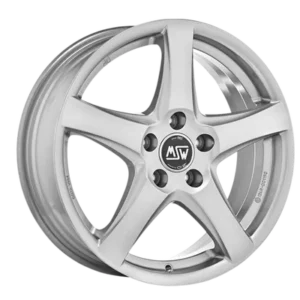 MSW 78 17" Full Silver Alloy Wheels - 8J ET50 5x108