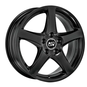 MSW 78 16" Gloss Black Alloy Wheels - 7.5J ET41 5x112