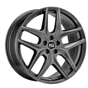 MSW 40 20" Gloss Gun Metal Alloy Wheels - 10J ET45 5x120