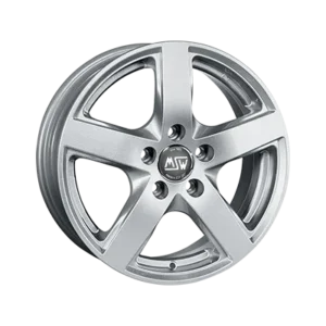 MSW 55 VAN 17" Full Silver Alloy Wheels - 8J ET49 5x120