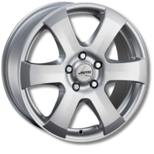 Autec Baltic brilliantsilber-lackiert 15" Silver Alloy Wheels - 6.5J ET43 5x108
