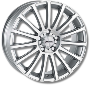 Autec Fanatic brilliantsilber 15" Silver Alloy Wheels - 6.5J ET38 5x100