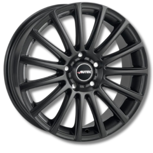 Autec Fanatic 15" Matt Black Lackiert Alloy Wheels - 6.5J ET45 5x108
