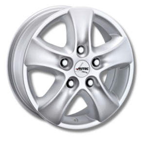 Autec Talos brilliantsilber-lackiert 16" Silver Alloy Wheels - 6.5J ET60 5x130