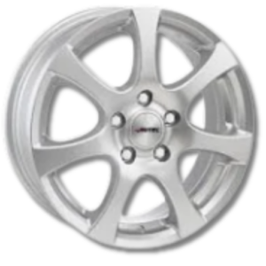 Autec Zenit brilliantsilber-lackiert 14" Silver Alloy Wheels - 5.5J ET36 4x100