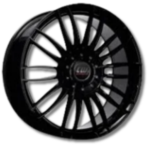 Borbet CW3 20" Black Glossy Alloy Wheels - 9J ET30 5x112