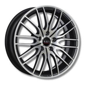 Borbet CW4 19" Black Polished Alloy Wheels - 7.5J ET45 5x108