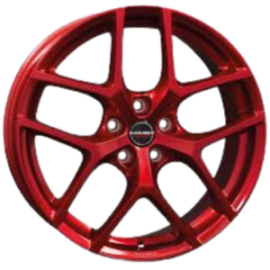 Borbet Y 19" Candy Red Alloy Wheels - 8J ET50 5x112