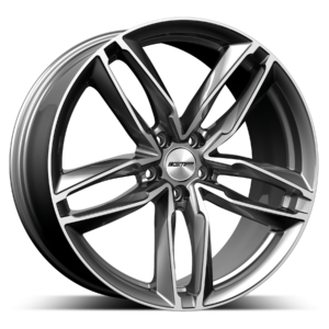 GMP Italia Atom- UK Stock 19" Grey Polished Alloy Wheels - 8.5J ET45 5x112