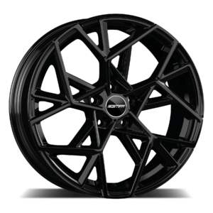 GMP Italia Cartesio 16" Gloss Black Alloy Wheels - 6.5J ET35 5x114.3