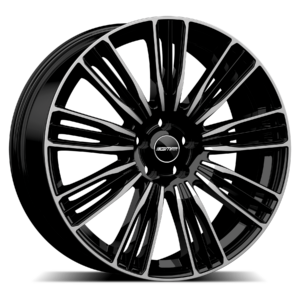 GMP Italia Coventry 21" Black Polished Alloy Wheels - 9.5J ET49 5x120