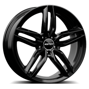 GMP Italia Fasten 19" Gloss Black Alloy Wheels - 8J ET40 5x108