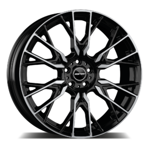 GMP Italia Fender 19" Black Polished Alloy Wheels - 9J ET40 5x112