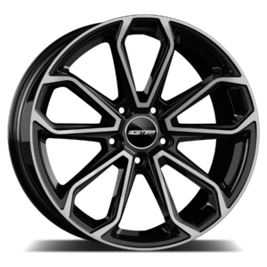GMP Italia Furiosa 20" Black Polished Alloy Wheels - 11J ET52 5x130