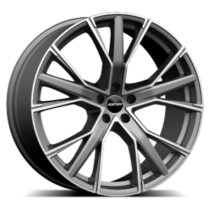 GMP Italia Gunner 20" Grey Polished Alloy Wheels - 9J ET33 5x112