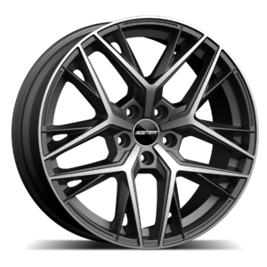 GMP Italia Lunica 18" Grey Polished Alloy Wheels - 7.5J ET45 5x114.3
