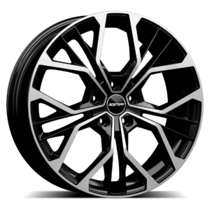 GMP Italia Matisse-S 20" Black Polished Alloy Wheels - 9J ET40 5x120