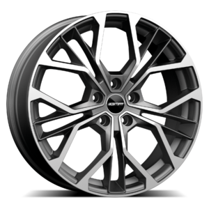 GMP Italia Matisse-S 20" Grey Polished Alloy Wheels - 9J ET40 5x120