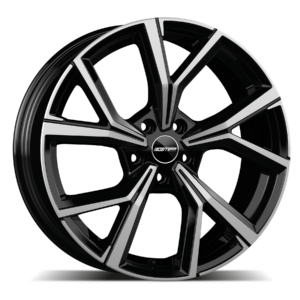 GMP Italia Mentor 18" Black Polished Alloy Wheels - 7.5J ET45 5x114.3