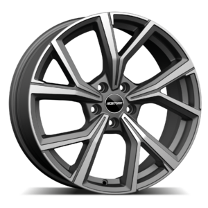 GMP Italia Mentor 18" Grey Polished Alloy Wheels - 7.5J ET45 5x114.3