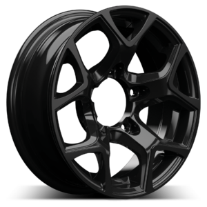GMP Italia SJ15 15" Gloss Black Alloy Wheels - 5.5J ET5 5x139.7