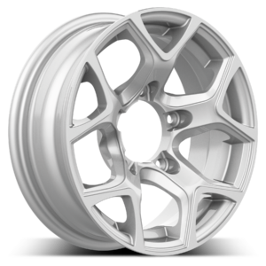 GMP Italia SJ15 15" Silver Alloy Wheels - 5.5J ET5 5x139.7