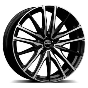 GMP Italia Sparta 21" Black Polished Alloy Wheels - 9J ET35 5x112