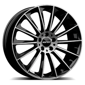 GMP Italia Stellar 19" Black Polished Alloy Wheels - 8.5J ET23 5x112