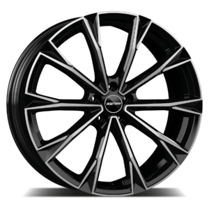 GMP Italia Totale 19" Black Polished Alloy Wheels - 9J ET40 5x112