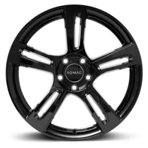 ROMAC EDGE 15" Gloss Black Alloy Wheels - 6.5J ET35 5x100