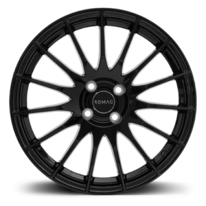 ROMAC PULSE 15" Gloss Black Alloy Wheels - 6.5J ET35 5x100