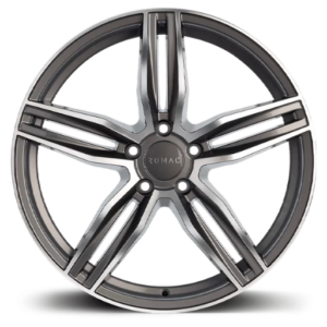 ROMAC VENOM 19" Grey Polished Alloy Wheels - 8.5J ET45 5x112
