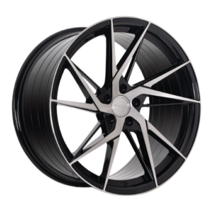 Riviera RF109 19" Black Polished Alloy Wheels - 8.5J ET45 5x112