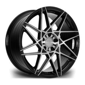 Riviera RF2 19" Black Polished Alloy Wheels - 8.5J ET45 5x112