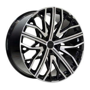 Riviera RV131 22" Black Polished Alloy Wheels - 9.5J ET25 5x112