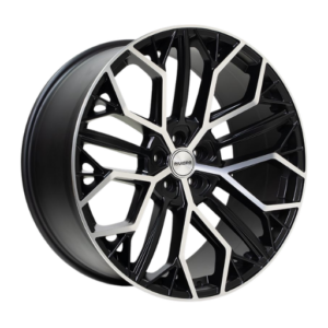 Riviera RV198 22" Black Polished Alloy Wheels - 10J ET20 5x112