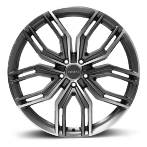 ROMAC CATALINA 22" Grey Polished Alloy Wheels - 9.5J ET42 5x108