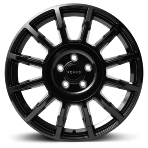 ROMAC STEALTH 16" Gloss Black Alloy Wheels - 6.5J ET50 5x160