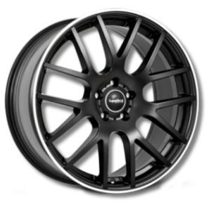 SuperMetal Trident 20" Black Polished Alloy Wheels - 9J ET35 5x120