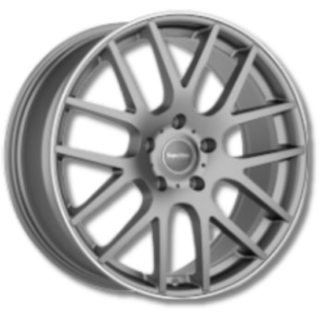 SuperMetal Trident 20" Grey Polished Alloy Wheels - 9J ET35 5x120