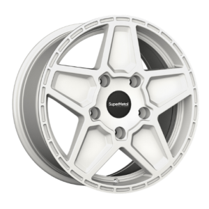 SuperMetal Rocket 20" White Alloy Wheels - 8J ET50 5x160