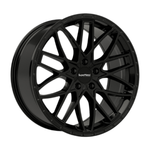 SuperMetal Vane 20" Black Alloy Wheels - 8J ET50 5x160