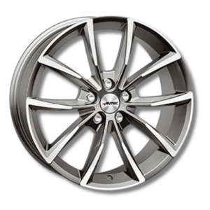 Autec Astana titansilber 17" Titaniumsilver Polished Alloy Wheels - 7J ET40 5x112