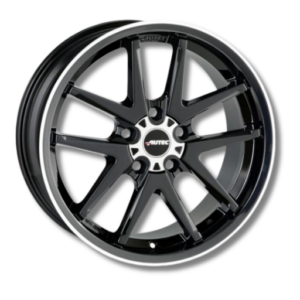 Autec Contest 19" Black Polished Alloy Wheels - 8.5J ET25 5x112