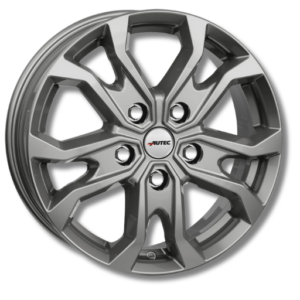 Autec Kiso titansilber 16" Titaniumsilver Alloy Wheels - 6.5J ET44 5x120