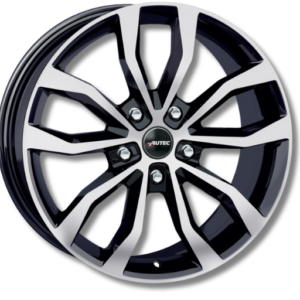 Autec Uteca 20" Black Polished Alloy Wheels - 9J ET30 5x112