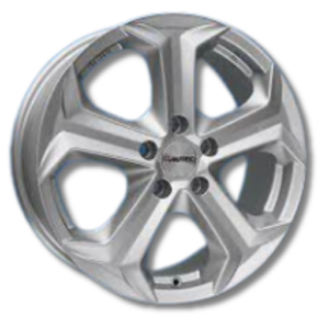 Autec Xenos brilliantsilber-lackiert 17" Silver Alloy Wheels - 7J ET50 5x112